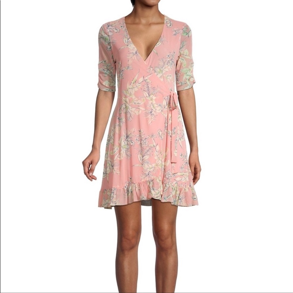Very Pretty Sanctuary Wrap Dress - Pink Floral